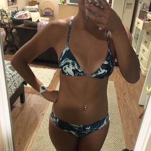RVCA Blue Bikini LIKE NEW